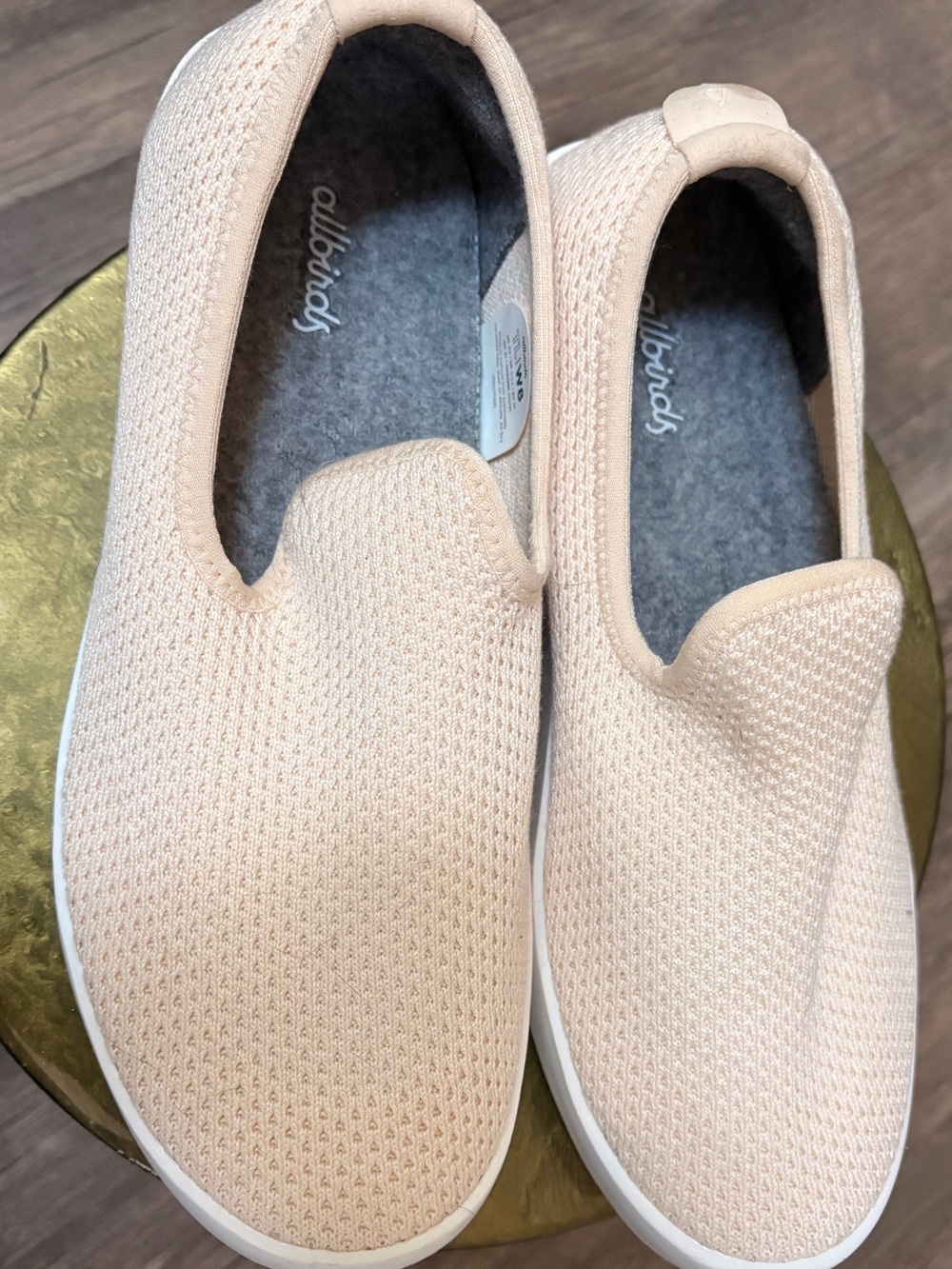allbirds Women's Slip-On Knit Sneakers in Blush Pink NWOT